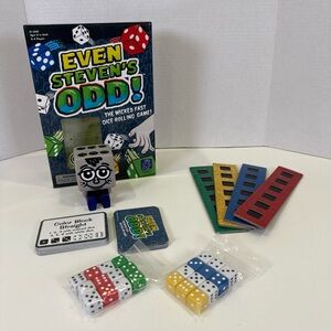 Even Stevens Odd Wicked Fast Dice-Rolling Game Educational Insights Complete